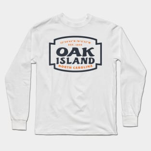 Oak Island, NC Summer Vacation Beach Trip Long Sleeve T-Shirt